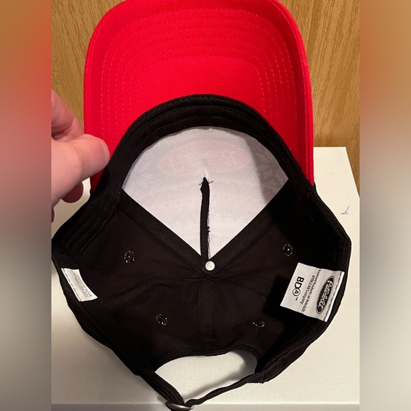 Peterbilt Trucks Black & Red Ho-Ho-Ho Holiday Print Hat/Cap - Picture 6 of 10